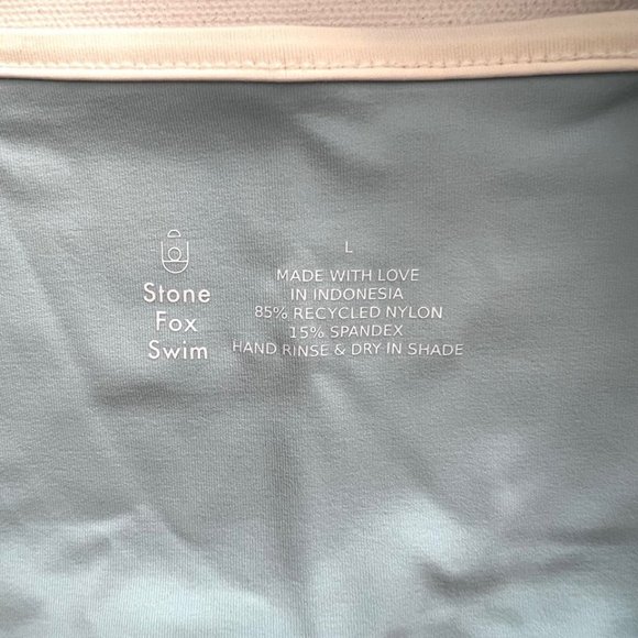 Stone Fox Swim  Ibiza Bikini Top Summer Song Blue - Picture 4 of 5